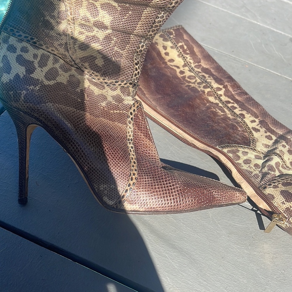 Jimmy Choo Python Boots Size 39 - image 6